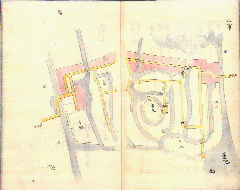 土浦城の図