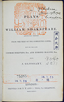 The Plays of William Shakespareの写真