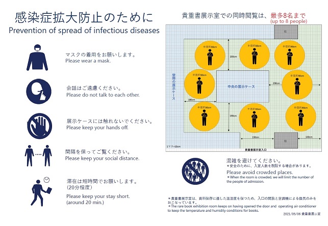 中央図書館貴重書展示室の感染症対策(PDF)