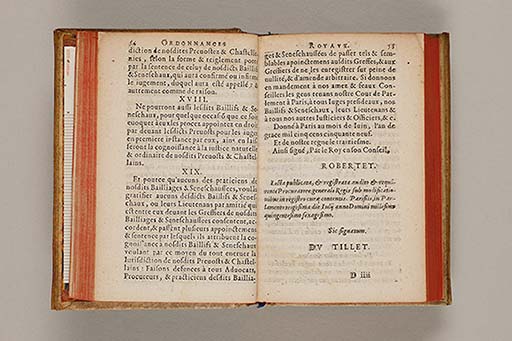 Ordonnances royaux sur le fait de la iustice et authorité d'icelle.