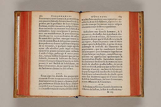 Ordonnances royaux sur le fait de la iustice et authorité d'icelle.