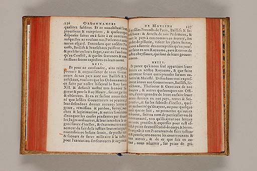 Ordonnances royaux sur le fait de la iustice et authorité d'icelle.