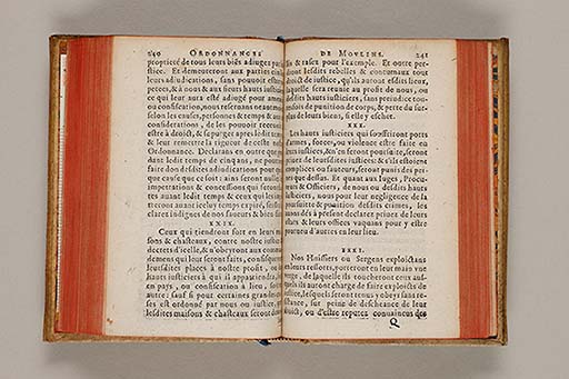 Ordonnances royaux sur le fait de la iustice et authorité d'icelle.