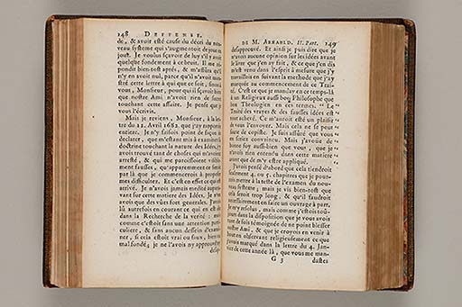 Deffense de Mr. Arnauld docteur de Sorbonne, contre la reponse au livre des vrayes et des fausses idées.