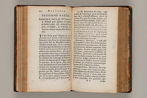 Deffense de Mr. Arnauld docteur de Sorbonne, contre la reponse au livre des vrayes et des fausses idées.
