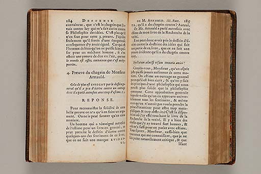 Deffense de Mr. Arnauld docteur de Sorbonne, contre la reponse au livre des vrayes et des fausses idées.