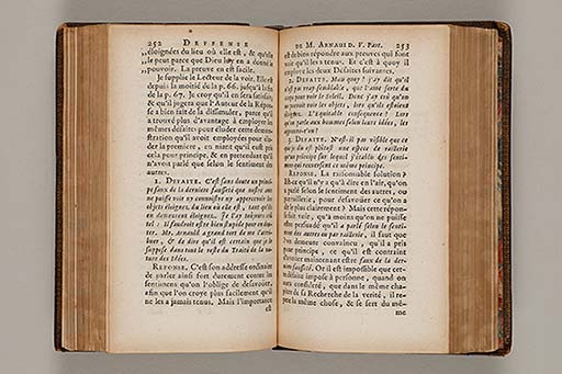Deffense de Mr. Arnauld docteur de Sorbonne, contre la reponse au livre des vrayes et des fausses idées.