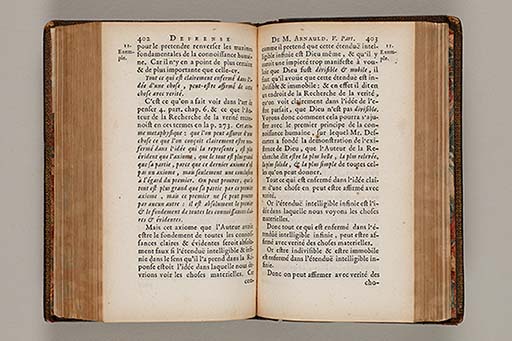 Deffense de Mr. Arnauld docteur de Sorbonne, contre la reponse au livre des vrayes et des fausses idées.