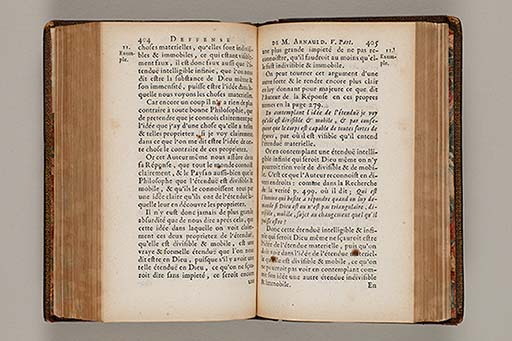 Deffense de Mr. Arnauld docteur de Sorbonne, contre la reponse au livre des vrayes et des fausses idées.