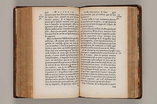 Deffense de Mr. Arnauld docteur de Sorbonne, contre la reponse au livre des vrayes et des fausses idées.