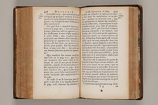 Deffense de Mr. Arnauld docteur de Sorbonne, contre la reponse au livre des vrayes et des fausses idées.