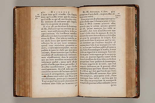 Deffense de Mr. Arnauld docteur de Sorbonne, contre la reponse au livre des vrayes et des fausses idées.