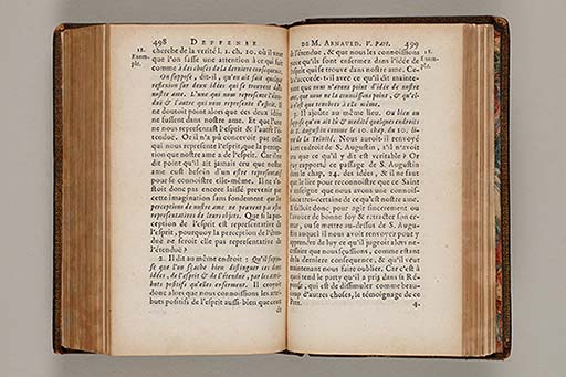 Deffense de Mr. Arnauld docteur de Sorbonne, contre la reponse au livre des vrayes et des fausses idées.