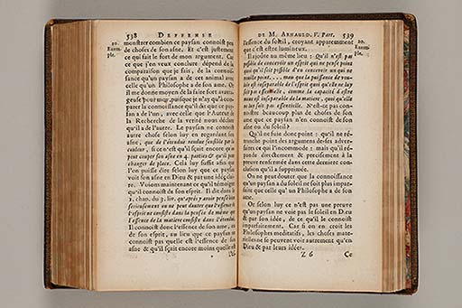 Deffense de Mr. Arnauld docteur de Sorbonne, contre la reponse au livre des vrayes et des fausses idées.
