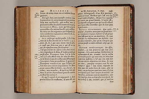 Deffense de Mr. Arnauld docteur de Sorbonne, contre la reponse au livre des vrayes et des fausses idées.