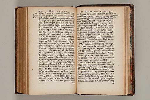 Deffense de Mr. Arnauld docteur de Sorbonne, contre la reponse au livre des vrayes et des fausses idées.