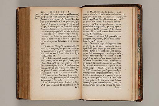 Deffense de Mr. Arnauld docteur de Sorbonne, contre la reponse au livre des vrayes et des fausses idées.