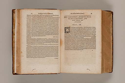 La practique judiciaire, tant civile que criminelle, receue et observee par tout le royaume de France / composee par M. Jean Imbert.