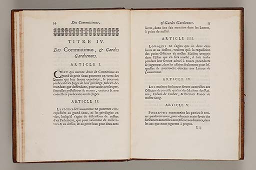 Ordonnance de Louis XIV, roy de France et de Navarre, ensemble les edits et declarations touchant la reformation de la justice, du mois d'aoust 1669.