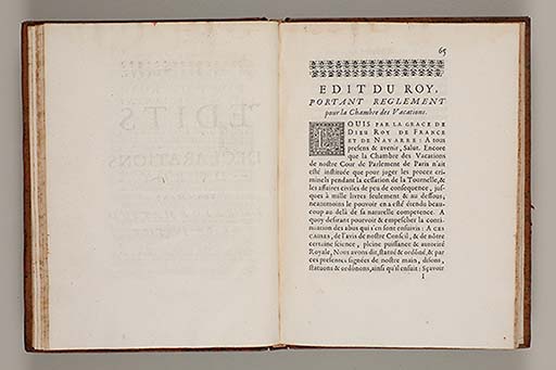 Ordonnance de Louis XIV, roy de France et de Navarre, ensemble les edits et declarations touchant la reformation de la justice, du mois d'aoust 1669.
