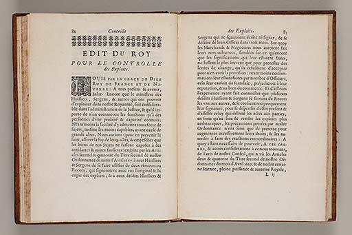 Ordonnance de Louis XIV, roy de France et de Navarre, ensemble les edits et declarations touchant la reformation de la justice, du mois d'aoust 1669.