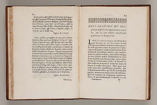 Ordonnance de Louis XIV, roy de France et de Navarre, ensemble les edits et declarations touchant la reformation de la justice, du mois d'aoust 1669.
