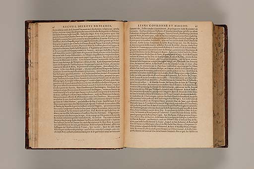 Recueil des roys de France, leurs couronne et maison / par Iean du Tillet ... En ceste derniere edition ont esté adjoustez les memoires dudit sieur ... 