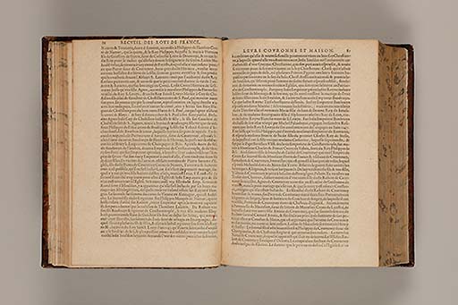 Recueil des roys de France, leurs couronne et maison / par Iean du Tillet ... En ceste derniere edition ont esté adjoustez les memoires dudit sieur ... 