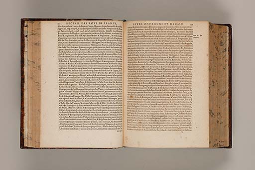 Recueil des roys de France, leurs couronne et maison / par Iean du Tillet ... En ceste derniere edition ont esté adjoustez les memoires dudit sieur ... 
