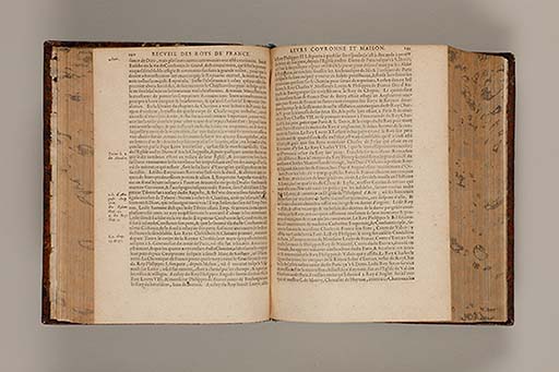 Recueil des roys de France, leurs couronne et maison / par Iean du Tillet ... En ceste derniere edition ont esté adjoustez les memoires dudit sieur ... 