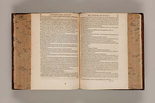 Recueil des roys de France, leurs couronne et maison / par Iean du Tillet ... En ceste derniere edition ont esté adjoustez les memoires dudit sieur ... 