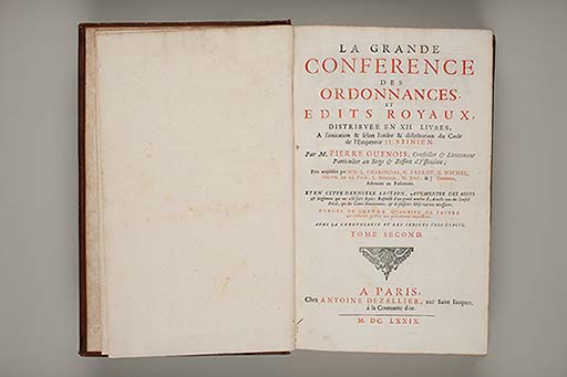 La grande conference des ordonnances, et edits royaux / par M. Pierre Guenois ... Et en cette derniere edition ... t. 2.