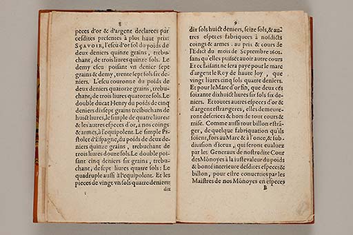 [Ordonnance du roy sur le faict & reglement general de ses monnoyes].