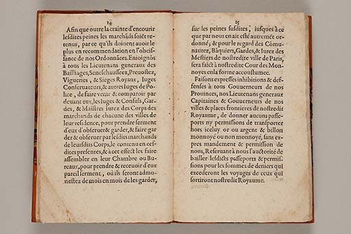 [Ordonnance du roy sur le faict & reglement general de ses monnoyes].
