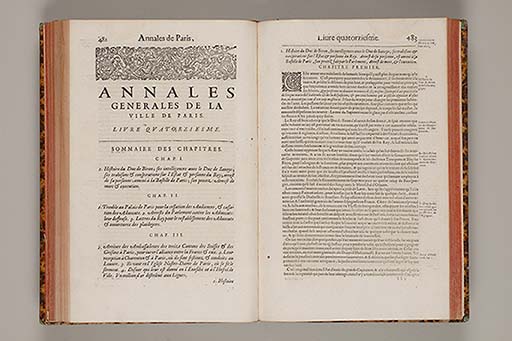 Les annales generales de la ville de Paris, representant tout ce que l'histoire a peu remarquer de ce qui s'est passé de plus memorable en icelle,  depuis sa premiere fondation, jusques à present ... 