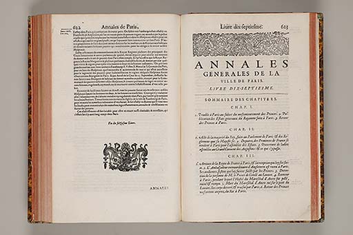 Les annales generales de la ville de Paris, representant tout ce que l'histoire a peu remarquer de ce qui s'est passé de plus memorable en icelle,  depuis sa premiere fondation, jusques à present ... 