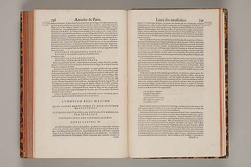 Les annales generales de la ville de Paris, representant tout ce que l'histoire a peu remarquer de ce qui s'est passé de plus memorable en icelle,  depuis sa premiere fondation, jusques à present ... 